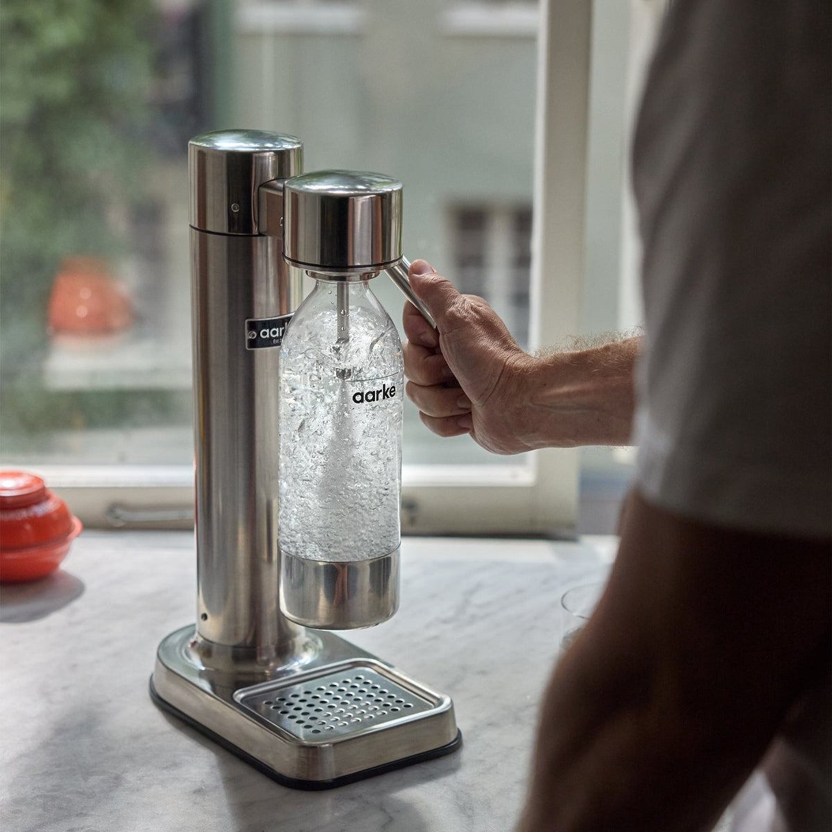 Aarke Carbonator 3 Sparkling Water Maker / Polished Steel