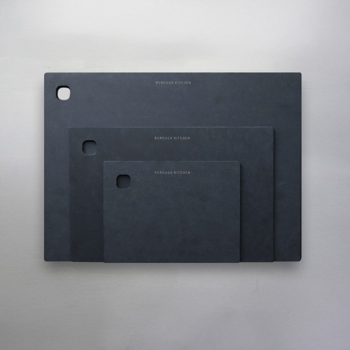 Borough Kitchen Chopping Board Set of 3 / Black