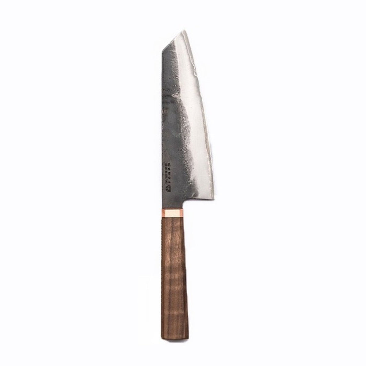 Blenheim Forge Original 5 Knife, Whetstone and Walnut Block Set