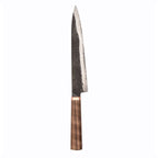 Blenheim Forge Original 5 Knife, Whetstone and Walnut Block Set