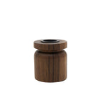 Borough Kitchen Candle Holder / Walnut