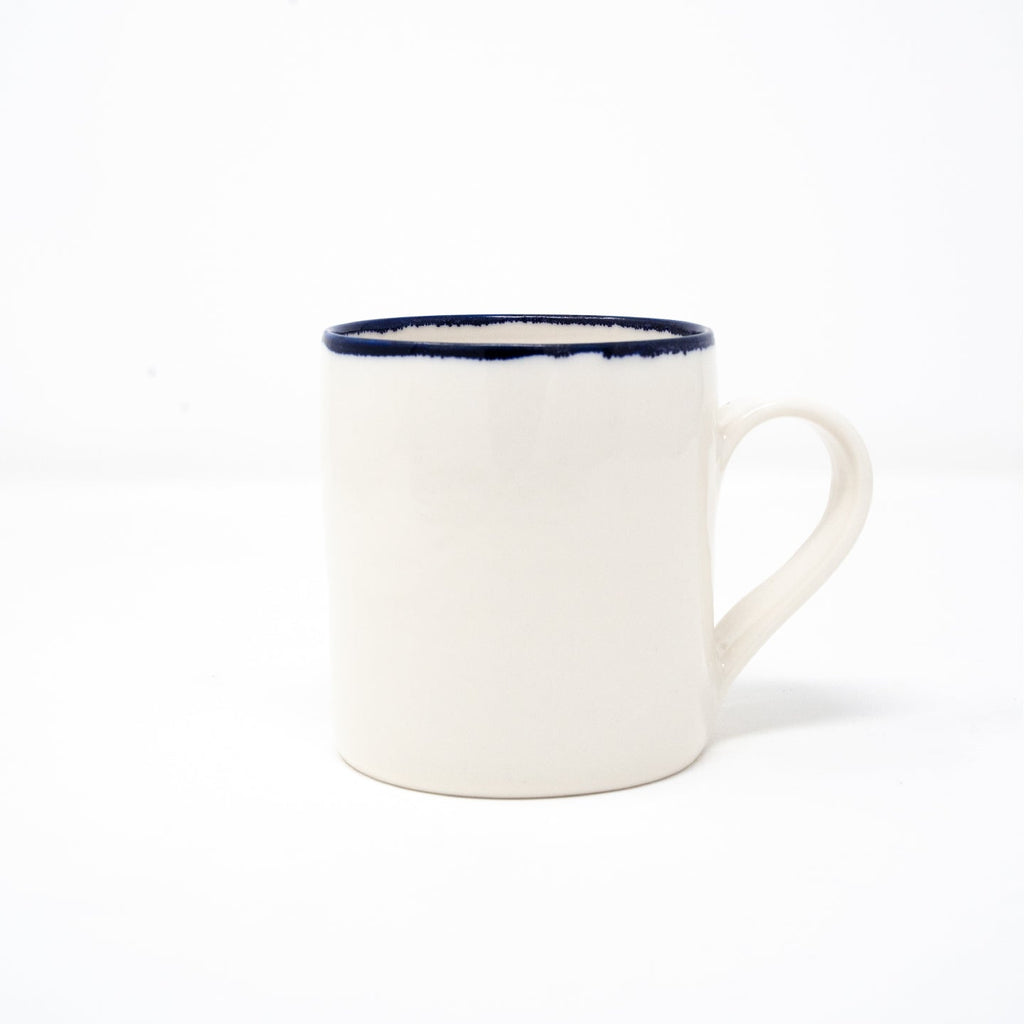Mihaly & Edit Mug / Large / Blue Rim