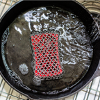 Lodge Cast Iron Red Chainmail Scrubbing Pad