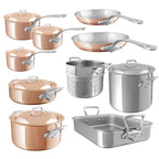 Mauviel M'6S Induction Copper 10-Piece Cookware Set