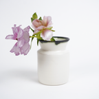 Mihaly & Edit Vase / Green Rim / Cafe