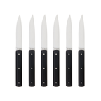Perceval 9.47 6-Piece Steak Knife Set / Black