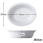 Porcelain Oval Pie Dish