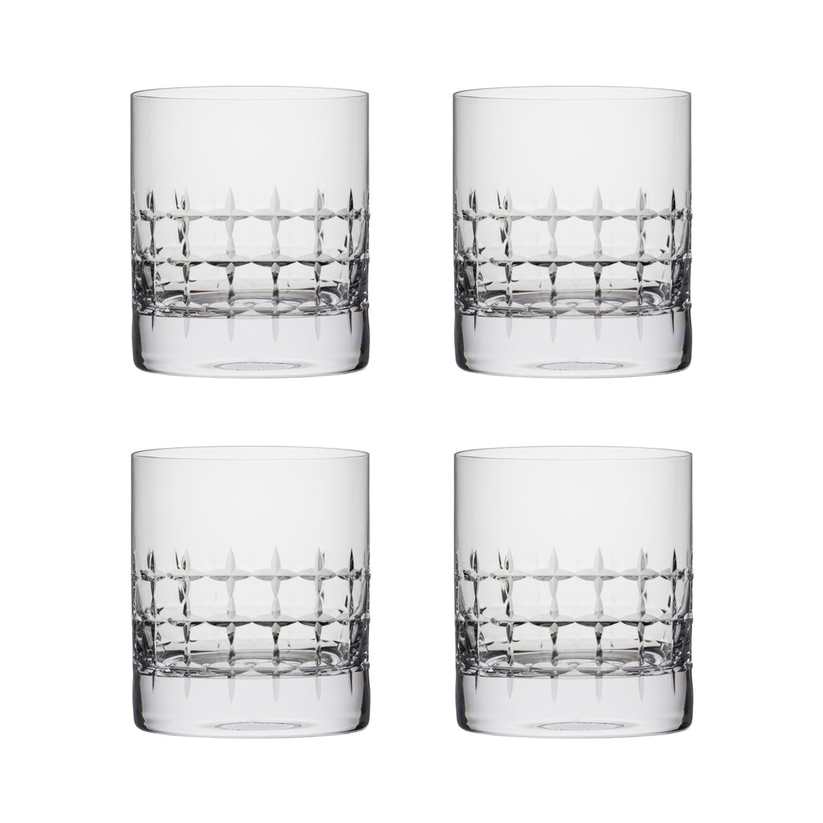 Rona Whisky Glass Set of 4 / Brilliant