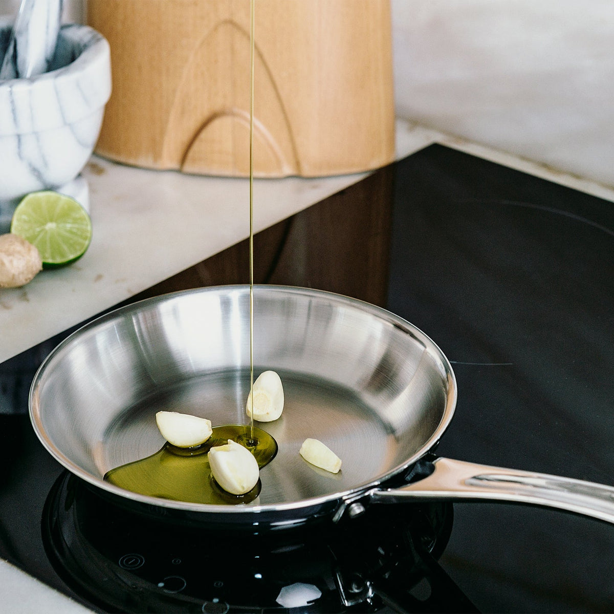 Silampos TriPly Frying Pan with Lid / 26cm