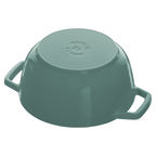 Staub Cast Iron French Oven Cocotte / Eucalyptus / 24cm