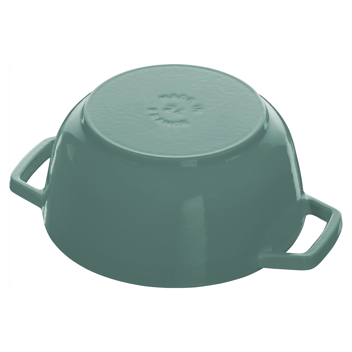 Staub Cast Iron French Oven Cocotte / Eucalyptus / 24cm
