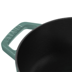 Staub Cast Iron French Oven Cocotte / Eucalyptus / 24cm