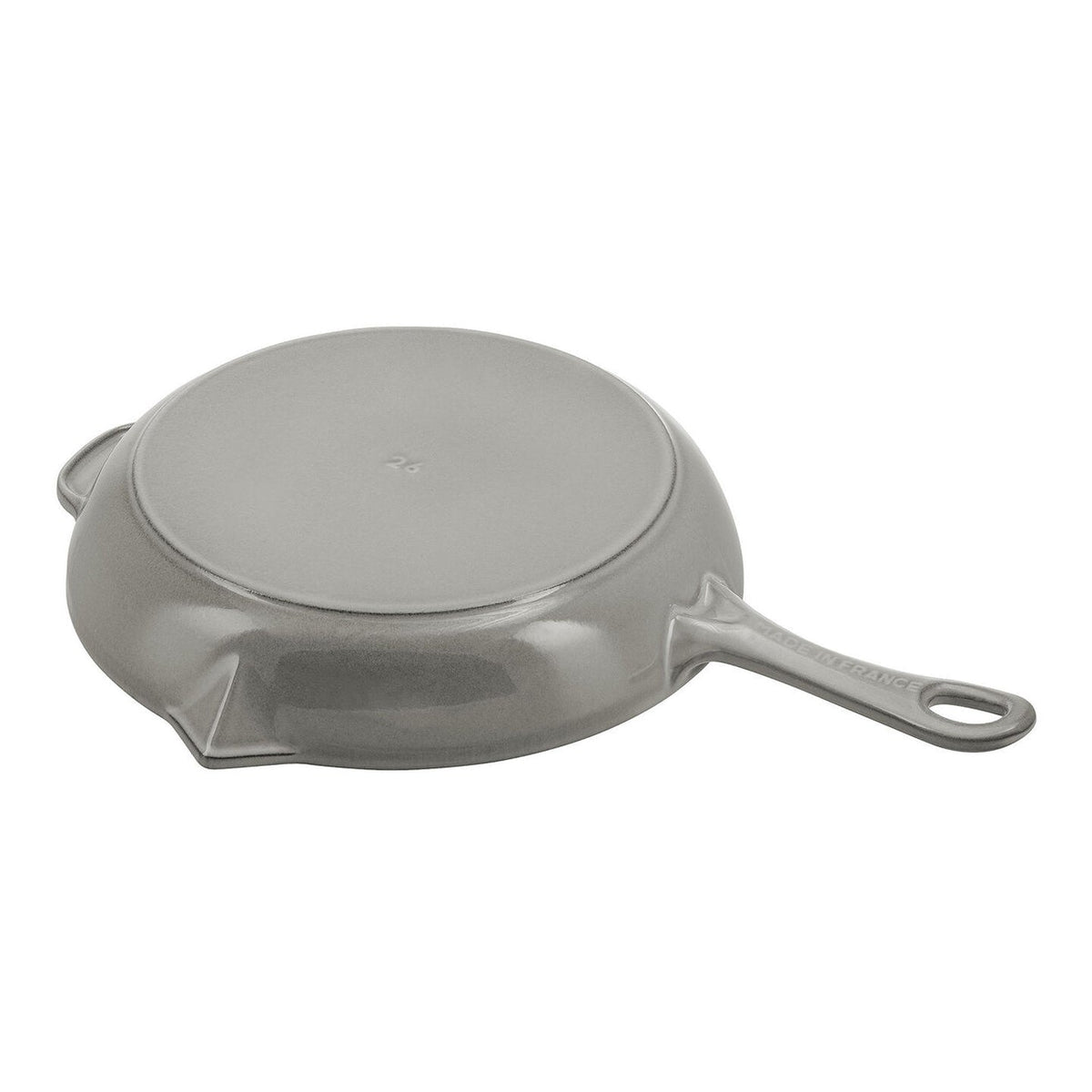 Staub Cast Iron Frying Pan / Grey