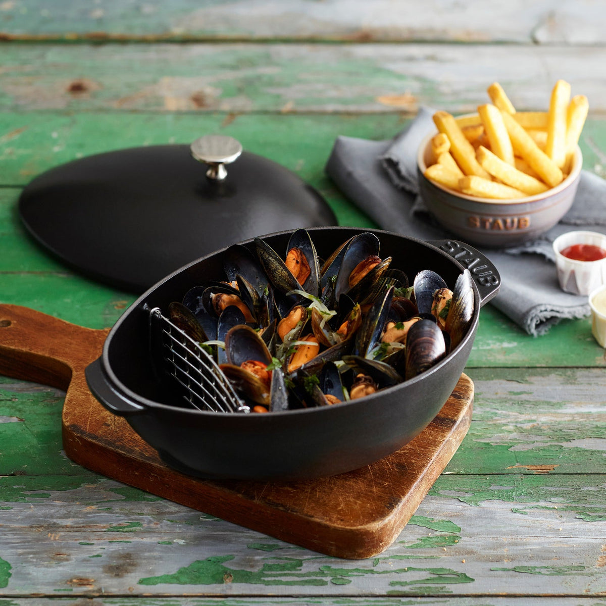 Staub Cast Iron Mussel Pot