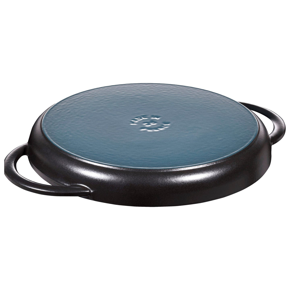 Staub Cast Iron Round Grill Pan / Black