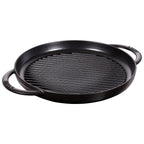 Staub Cast Iron Round Grill Pan / Black