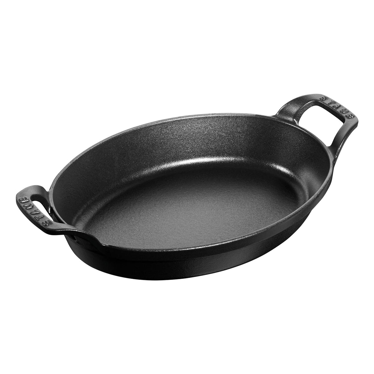 Staub Cast Iron Oval Roasting Pan / Black