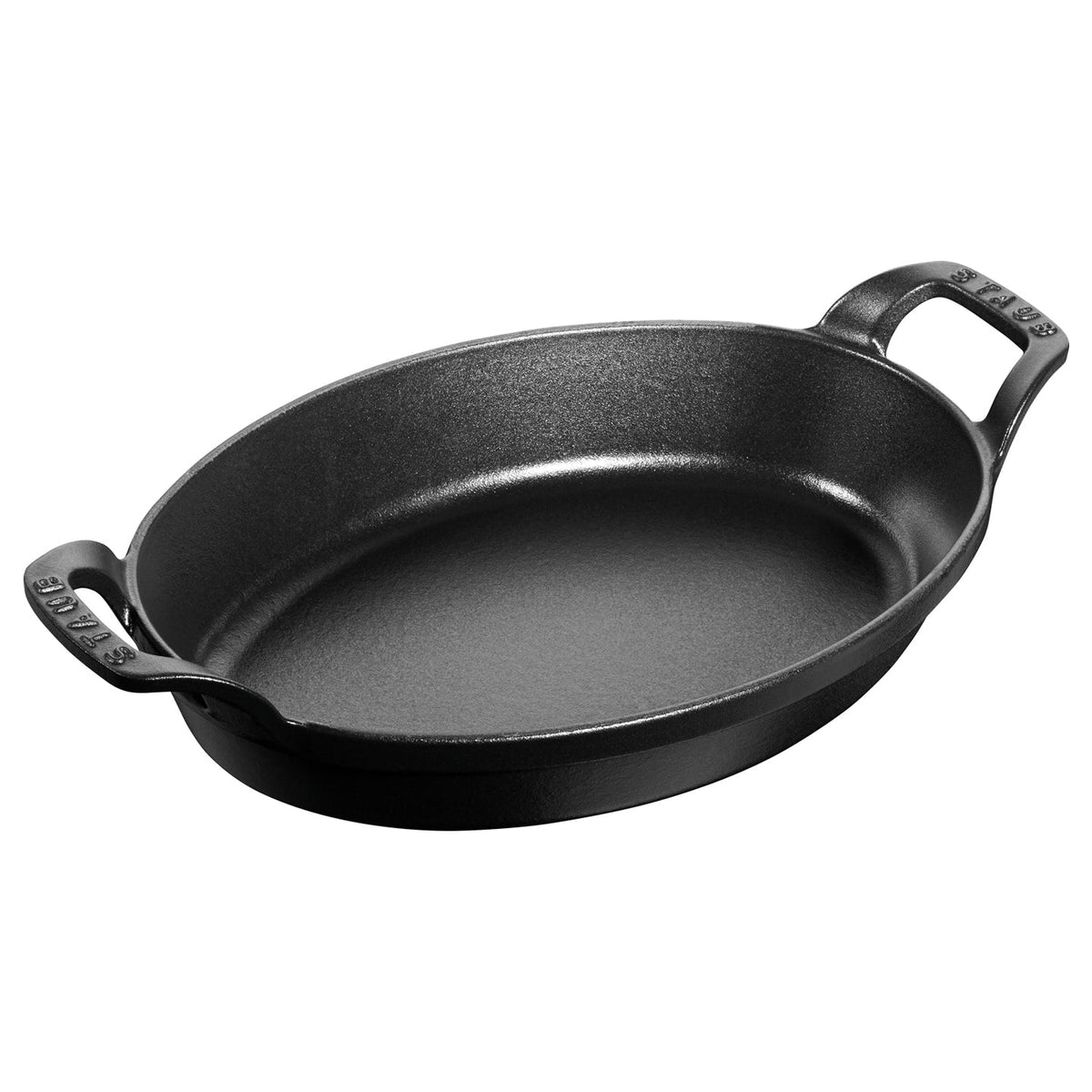 Staub Cast Iron Oval Roasting Pan / Black