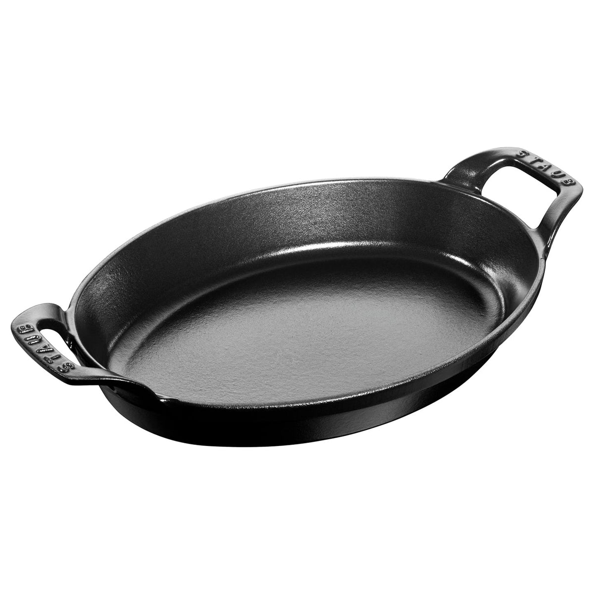 Staub Cast Iron Oval Roasting Pan / Black