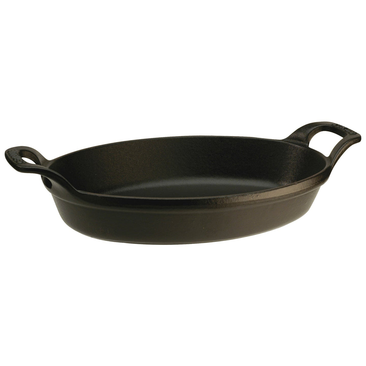 Staub Cast Iron Oval Roasting Pan / Black