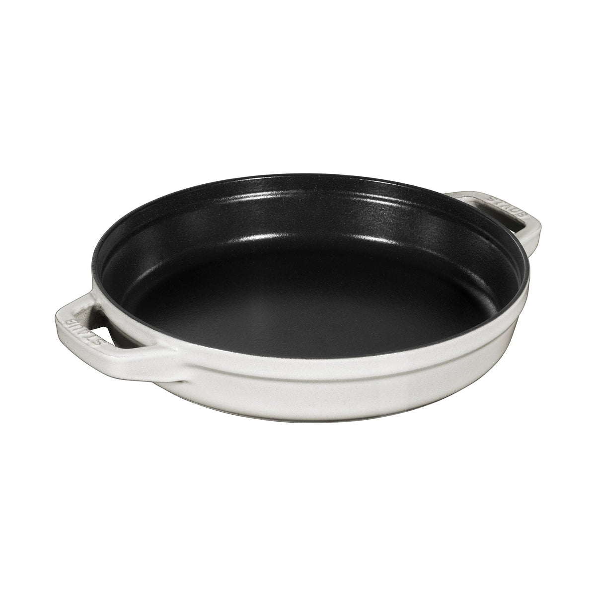 Staub Stackable 3-Piece Cast Iron Pan Set / White Truffle / 24cm