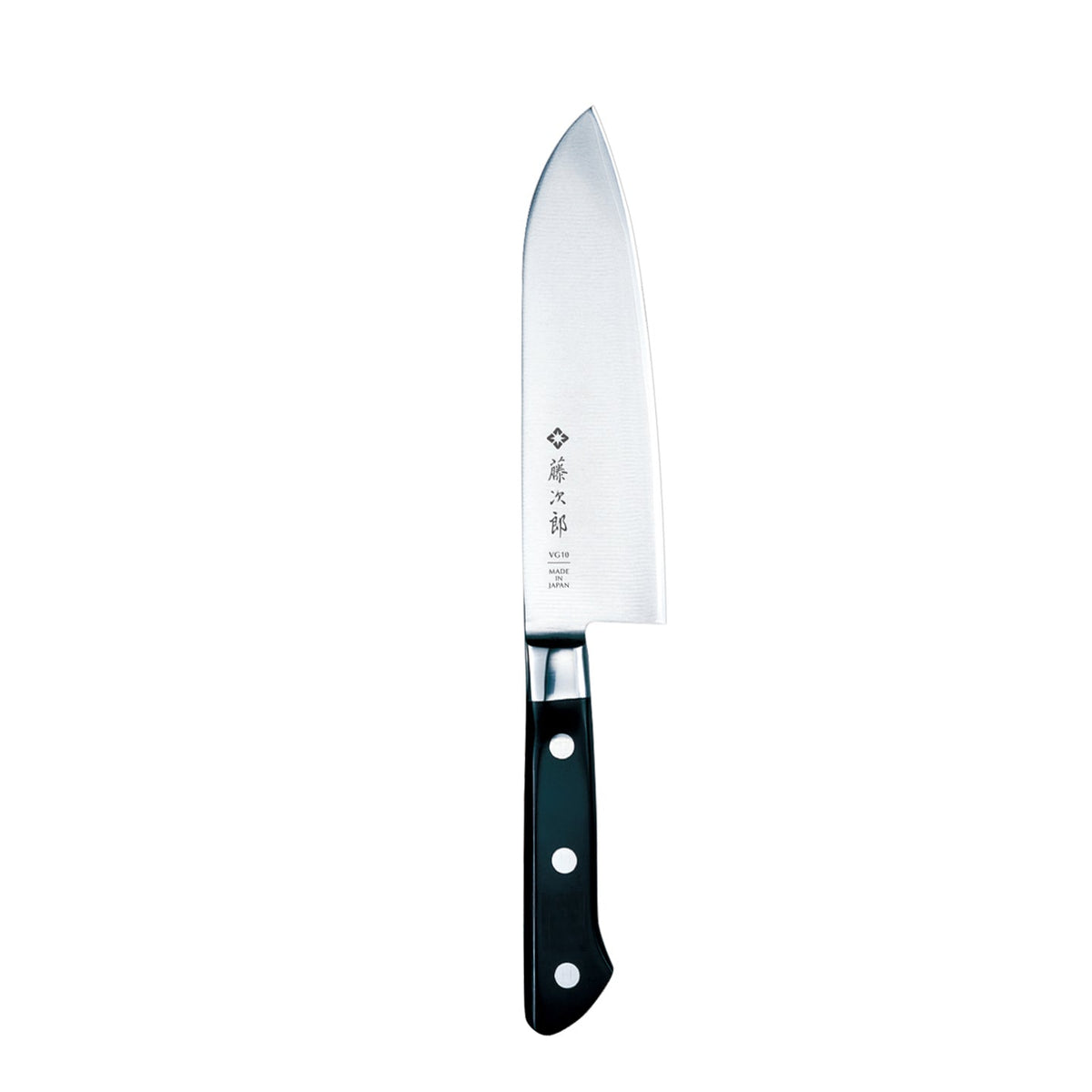 TOJIRO Classic 5 Piece Knife Set / Santoku with Magnetic Knife Block / Ash