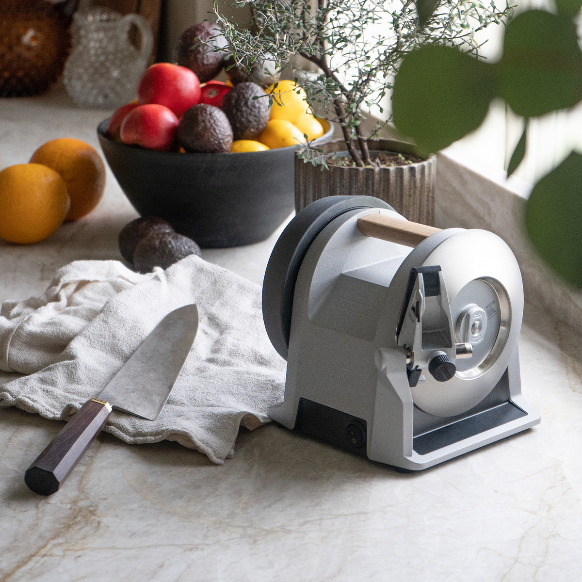 Tormek T-1 Kitchen Knife Sharpener / Zinc Gray