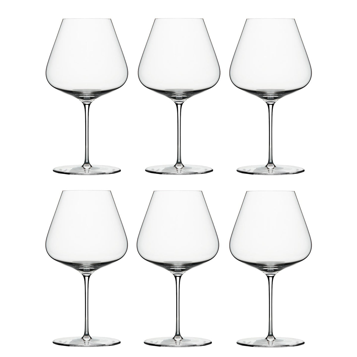 Zalto Burgundy Wine Glasses / Set of 6