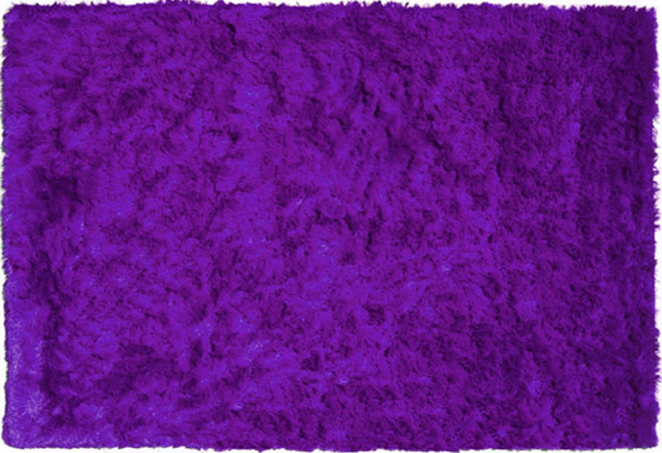Vibrant Purple Modern High – Pile Shag Area Rug for Indoor Spaces